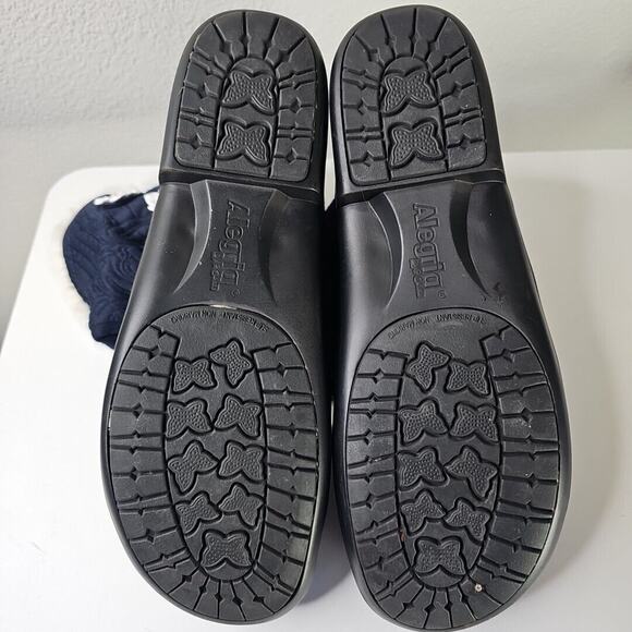 Alegria Women's Navy Blue Nanook Winter Garden Faux Fur Lined Boots Size 41 - Picture 5 of 6